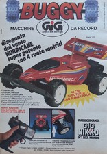 Pubblicità Advertising Werbung Italian Clipping 1989 GIG NIKKO Buggy Hurricane