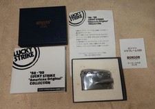 Accendino Ronson Rose Frame 100 logo Lucky Strike nuovo ricaricabile a gas