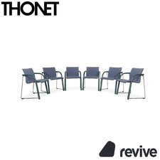 Set 6 sedie in tessuto Thonet