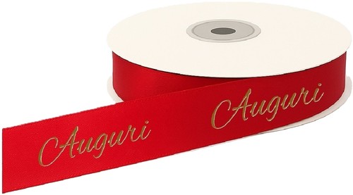 Nastro natalizio auguri - pz,