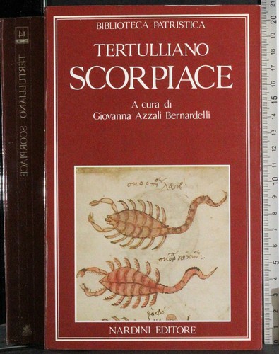 Tertulliano scorpiace - tertulliano,