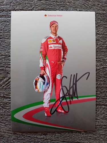 Sebastian vettel cartolina - sebastian,