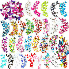 Set 12 farfalle 3D adesivo da parete decorazione da parete adesivo da parete adesivo da parete adesivo da parete