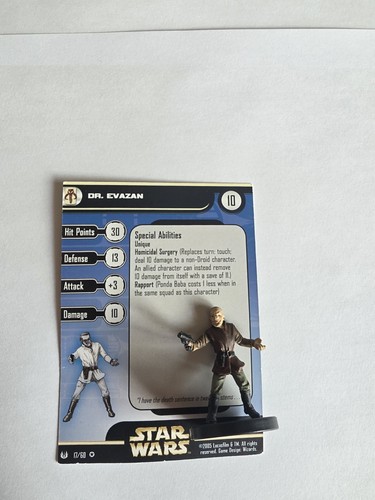 Star wars miniatures dr - star,