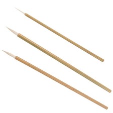  Set di pennelli per ceramica da 3 pezzi Pennello sottile Pennello per pittura a