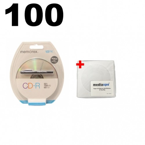 100 memorex 52x 80min - 100,