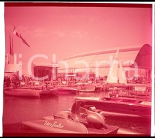 1952? MILANO Fiera NavigaMI Idro Scooter Vespa *DIAPOSITIVA ORIGINALE