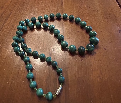 Collana vintage malachite - collana,