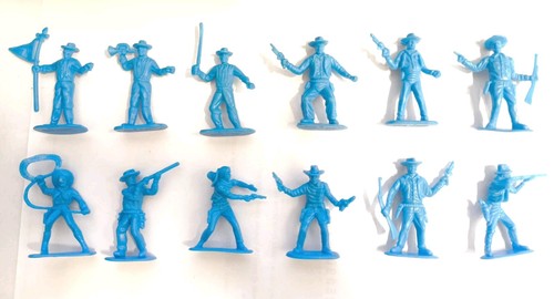 Lotto soldatini cowboy - 12,