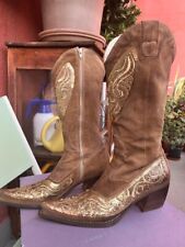 Stivali texani donna in camoscio Janet & Janet