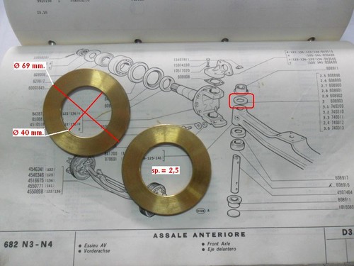 Rondella rasamento assale per - rasamento,