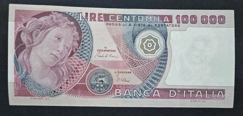 100000 lire botticelli - 100000,