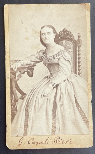 Cdv giuseppina casali - casali, pieri
