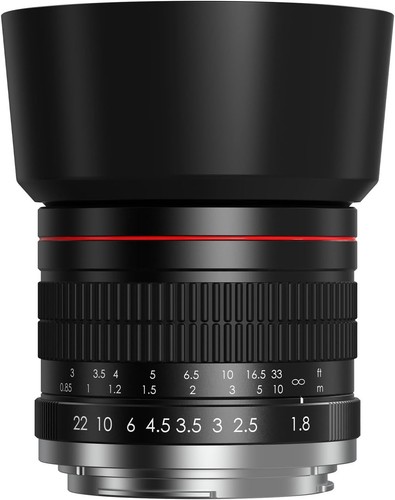 85mm portrait lens - f1.8,