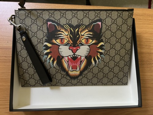 Gucci pouch supreme - gucci,