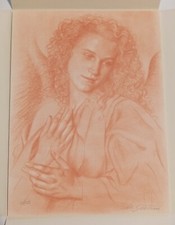 Ulisse sartini angelo signed - "angelo",
