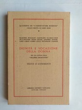Dignità e vocazione della