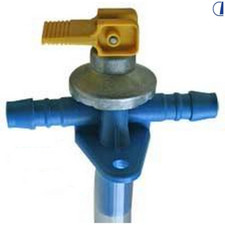 Valvola Scarico 2.8bar Bianca Raccordo portagomma 12mm Truma Boiler Camper