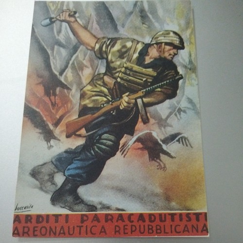 Cartolina militare boccasile - militare,
