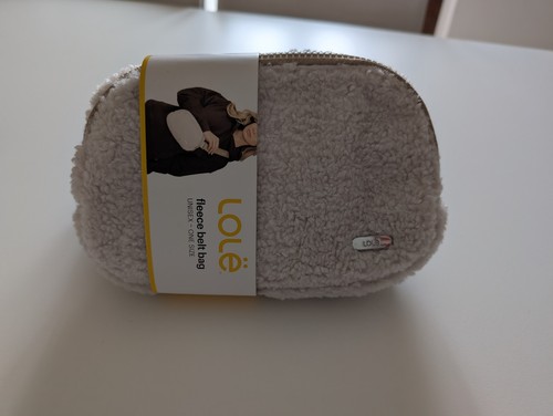 Marsupio peloso bianco lolë - marsupio,
