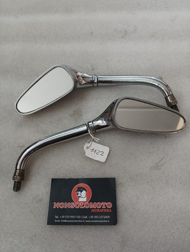 Coppia specchietti cromati - coppia,