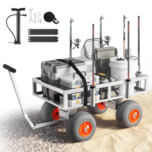 Carrello pesca spiaggia - carrello,