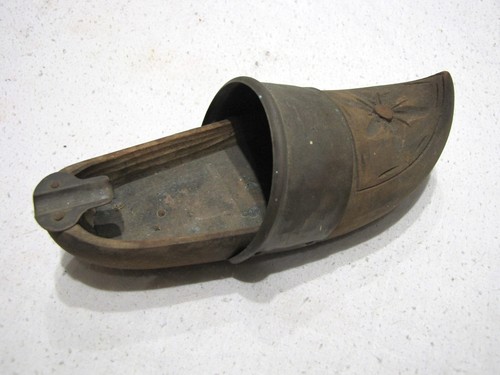 Antico zoccolo olandese porta