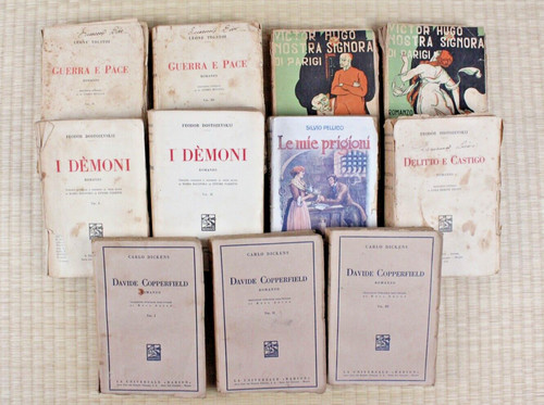 Lotto libri italiani - lotto, di
