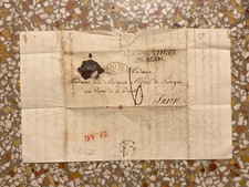 RARO DOCUMENTO MANOSCRITTO: Marchesa Adele Alfieri di Sostegno Madonna sigillo in cera