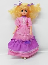 CANDY CANDY POLISTIL BAMBOLA 24 CM. VINTAGE DOLL ABITO ROSA KYANDI 1982