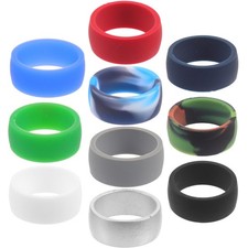  10 pezzi di anelli di silicone da 10 pezzi anelli di silicone decorativi anelli