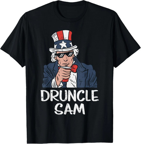 Maglietta druncle sam - maglietta,