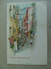 NAPOLI-CARTOLINA PRIMI '900-PALLONETTO A SANTA LUCIA-ED. RICHTER-VIAGGIATA