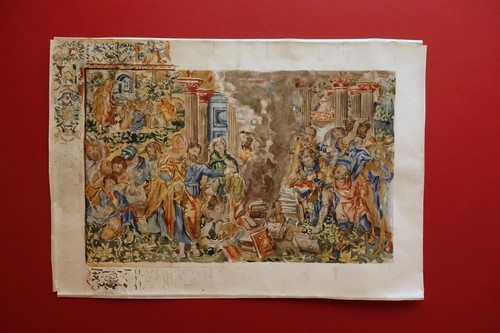 Acquerello bozzetto san paolo - acquerello,
