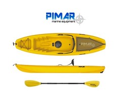  PIMAR - kayak - canoa da 266 cm + 1 gavone + 1 pagaia + 1 seggiolino sport