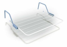 GIMI STENDIBIANCHERIA DA BALCONE IN ACCIAIO TERMO QUICK COMPATTO RICHIUDIBILE