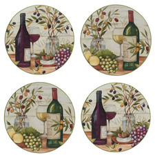 Set 4 piatti in terracotta