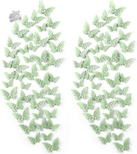 120 Adesivi Farfalla 3D