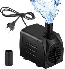 Mini Pompa Dell'Acqua (600 L/H, 10 W), Pompa per Acquario Ultra Silenziosa Con H