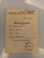 Tessera Partigiano Missione