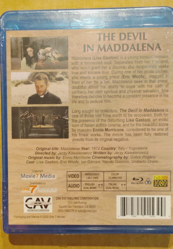 The devil maddalena bluray - the, in