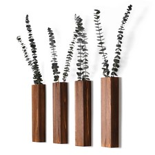 Wooden Wall Planter Set of 4 -