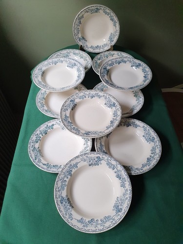 Assiettes creuses faïence - creuses,