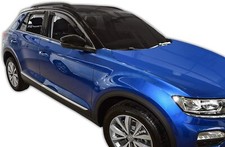 HEKO 2 Deflettori aria frangivento neri fumé oscurati per Volkswagen T-Roc 2017