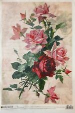 CARTA DI RISO PER DECOUPAGE DECORAZIONI FOGLIO CM. 33X48 SOGGETTI ASSORTITI