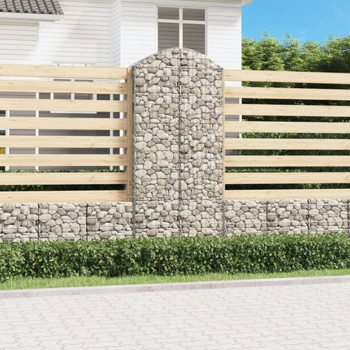 Vidaxl cesto gabbione arco - gabbione,