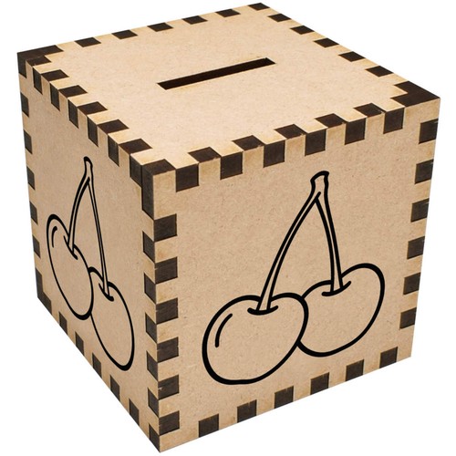 Pair cherries money box - of,