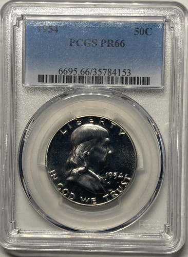 1954 franklin mezzo dollaro - franklin,