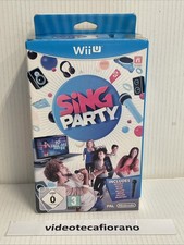 SING PARTY - gioco + microfono - nuovo Nintendo WII U