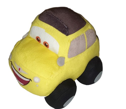 Cars peluche voiture jaune - cars,